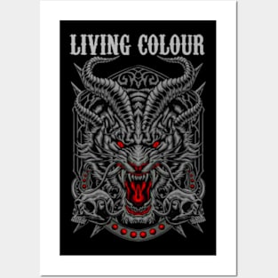 LIVING COLOUR BAND MERCHANDISE Posters and Art